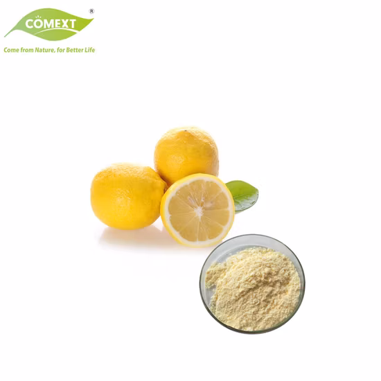 Comext Polvo de limón cítrico certificado Halal Kosher Polvo de fruta de limón